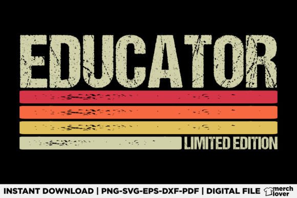 Educator Birthday Job Title T-Shirt Graphics