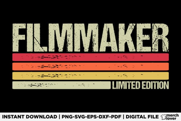 Filmmaker Birthday Job Title T-Shirt Graphics