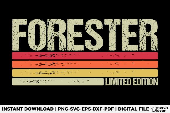 Forester Birthday Job Title T-Shirt Graphics