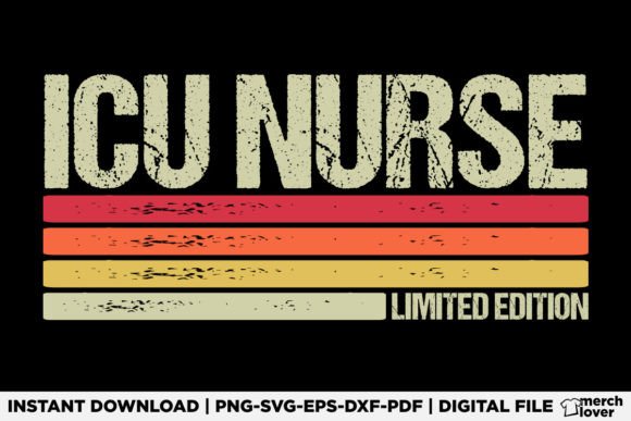 ICU Nurse Birthday Job Title T-Shirt Graphics