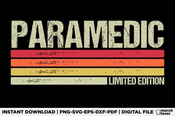 Paramedic Birthday Job Title T-Shirt Graphics