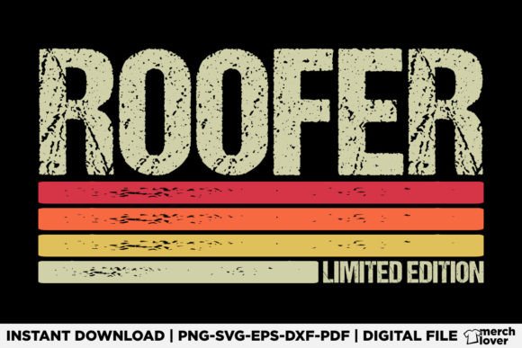 Roofer Birthday Job Title T-Shirt Graphics