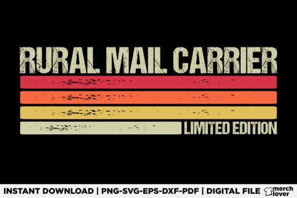 Rural Mail Carrier Birthday Job Title Graphics