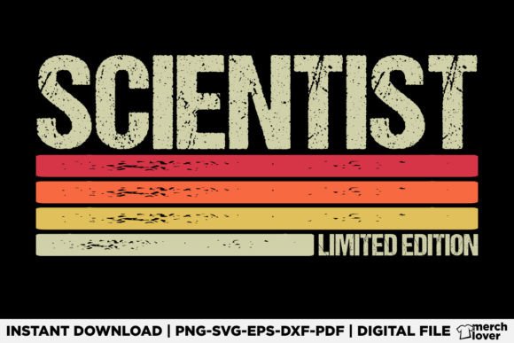 Scientist Birthday Job Title T-Shirt Graphics