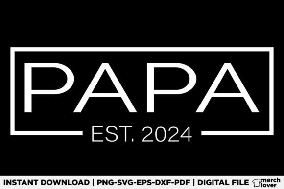 Soon to Be Papa 2024 Fathers Day T-Shirt Graphics Designs
