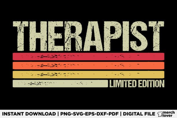 Therapist Birthday Job Title T-Shirt Graphics