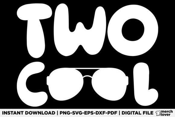 Two Cool 2nd Birthday Graphics and T-Shirt Designs